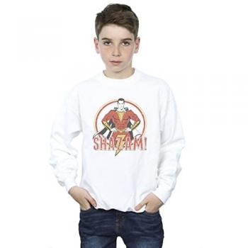 Retro Shazam Circle Distressed Sweatshirt