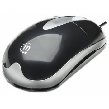 Manhattan MH3 Mouse USB Negro 1000 DPI