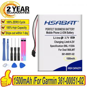 100% Battery Replacement for Garmin Dezl 560LMT, 560LT, 650LM, nuvi 52LM with Free Tools