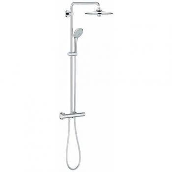Grohe Euphoria System 260 Thermostatic Shower Column with XXL Head and 3 Spray Patterns (27296002)