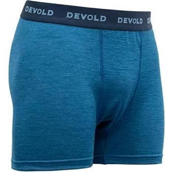 Devold Ultraleichte funktionelle Herren Merino Boxershorts. Farbe: Blau / Größe: XXL