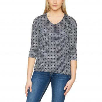GERRY WEBER Edition Damen T-Shirt 3/4 Arm, Mehrfarbig