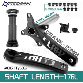 PROWHEEL Schnee Fahrrad Kurbelarm 170mm für E-Bikes mit Tretlager BB 100/120