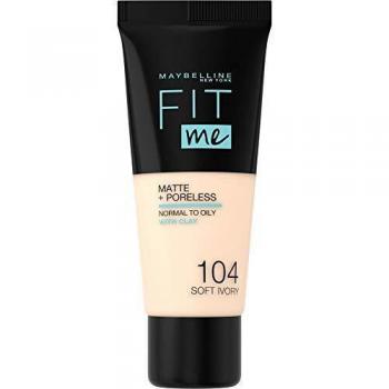 Maybelline  | FIT ME! Foundation matte+poreless #104-soft ivory 30 ml