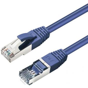 Microconnect 0.5m S/FTP Cat6a Networking Cable Blue