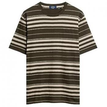 Superdry Camiseta Casual a Rayas Multicolores