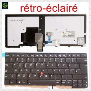Teclado Retroiluminado para Lenovo ThinkPad L440 L450 L460 L470 T431S T440 T440P T440S T450 T450S E440 E431S T460 en formato Azerty