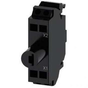 LED Socket Block Siemens 110V Terra 3SU1401-2BC20-3AA0 Domotica
