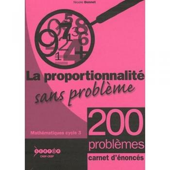 La proportionnalité sans problème