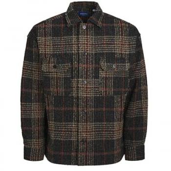 Camicia JORRoxbury Cappuccino Rosso Nera
