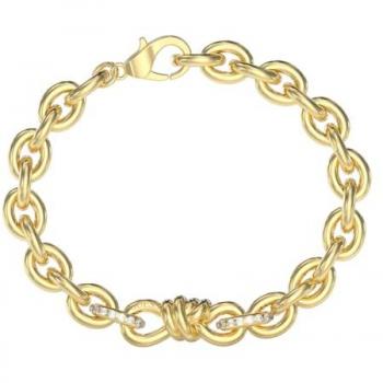 Bracciale Modern Love con Nodo Dorato