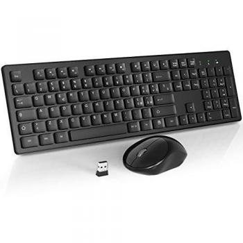 Keyboard e Mouse Wi‑Fi slim WisFox 2.4 GHz