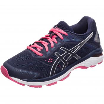 ASICS GT‑2000 7 Damen – Dunkelblauer Laufschuh mit silbernen Details (US 11,5 / EU 44)