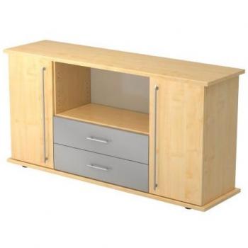 Sideboard SB 2OH 2 Schübe BxTxH 166,1x44,8x84cm Griff RE Ah