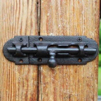 Narrow Antique Door Lock Bolt