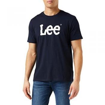Tee-shirt Lee Homme Wobbly Logo, Bleu (Navy Drop Ee), M EU