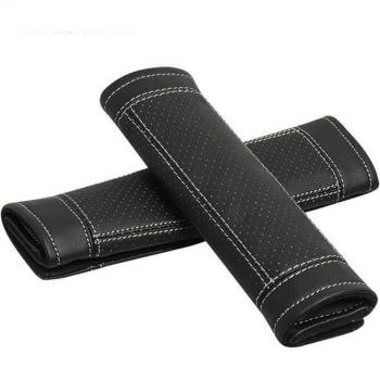 Premium PU Leather Car Seat Belt Comfort Pad