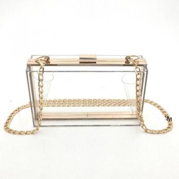 Acrylic Clear Handbag for Ladies