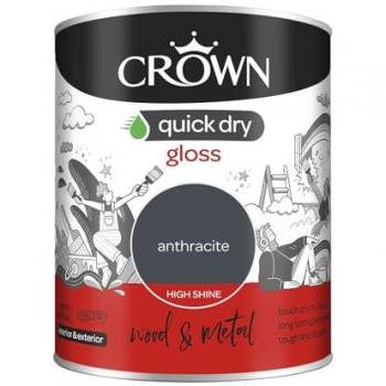 Crown Quick Dry Gloss Wood and Metal Paint