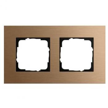 GIRA Klemmen Gira Abdeckrahmen 2-fach 021238