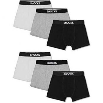 Calzoncillos Boxer Snocks Hombre (6X, 4XL)