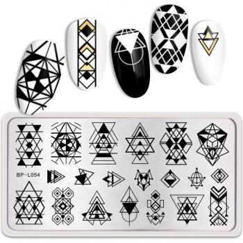 BORN PRETTY Fire Nail Art Image Stamp Plate BPX-L012