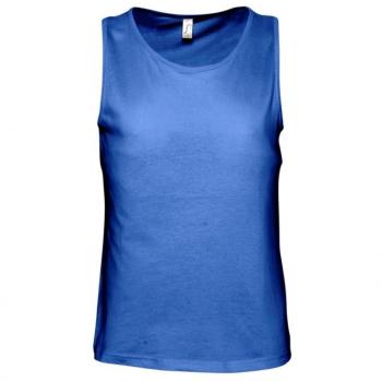 Men’s Royal Blue Slim Fit Cotton Tank – SOL’S Justin Line