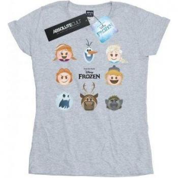 Disney Ladies Frozen Heads T-Shirt