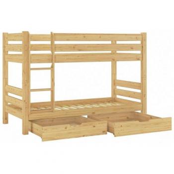 Lit haut/bas 90x200 – sommiers et placards