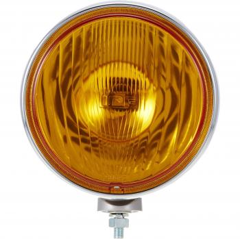 IPF 24V H3 Yellow Fog Lamp 200 mm Round, Black Housing, 1 Piece