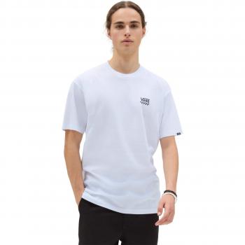 Caur‑Style Shirt by Vans – Blouse Courte avec Logo Carré – Blanc XL Unisexe