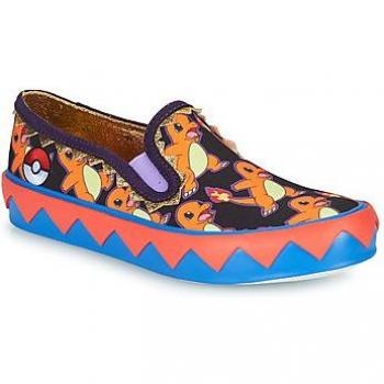 Irregular Choice Every Day Is An Adventure Slip-On Shoes for Women in Black