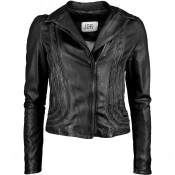 JCC TX-58 Damen-Lederjacke in Braun/Schwarz – 32–40