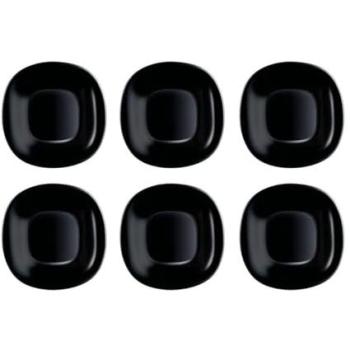 Platos Luminarc Carine – Juego de 6 – Hondos, Llanos y Postres – Vidrio Opal en Diferentes Colores