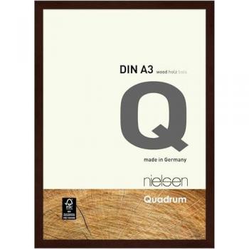 Quadrum A3 Wooden Art Frame, Clear Glass Cover