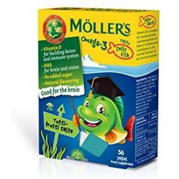 Möller Natürliche Omega‑3 Kids Kapseln – DHA & EPA – Zuckerfrei