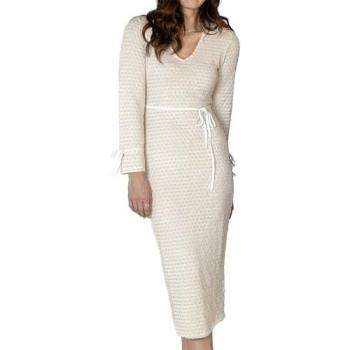 Graceful Long Sleeve Stretch Coat Dress