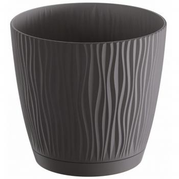 Vaso di fiori 17 cm grigio Prosperplast