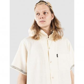 Pandaan Chemise en lin blanche Misfit Shapes