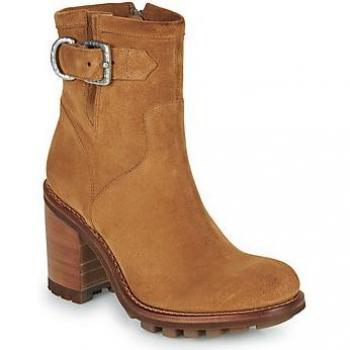Bottines Freelance JUSTY 9 SM GE BUCKLE Marron femmes
