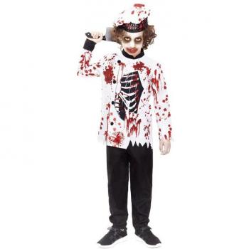 Cocina Mortal: Disfraz de Chef Zombi Pequeño