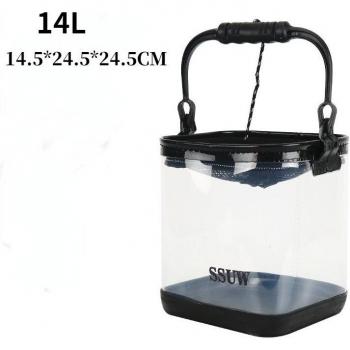 Cubo de Pesca Compacto y Resistente