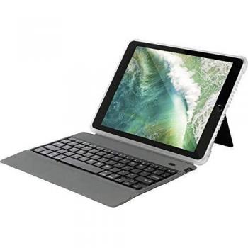 Tucano Guscio Pro iPad Air 2 Schutzhülle – Bluetooth‑Tastatur, abnehmbare Kappe und Ständer aus edlem Kunstleder