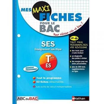 Mes MAXI Fiches SES Term ES Enseignement spécifique