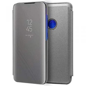 Funda Flip Cover Xiaomi Redmi 7 Brillante Plata
