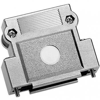 Provertha 37150M001 D-SUB Steckergehäuse 15-polig Kunststoff metallisiert 180° Silber 1 St