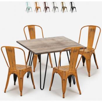 Mobilier de jardin vintage 4 places