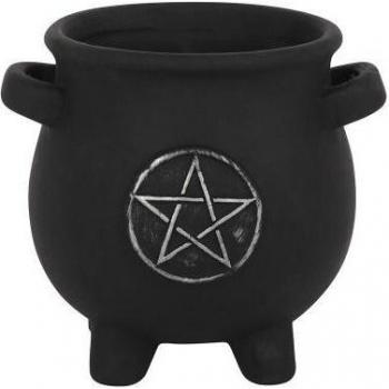 Terracotta Pentagram Pot 11cm Zwart/Zilver