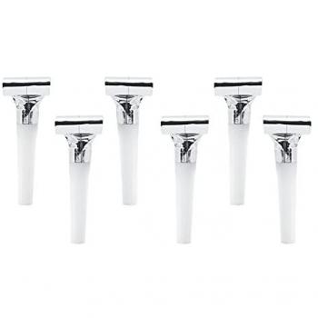Fischietto Argento 6 Pezzi Partydeco