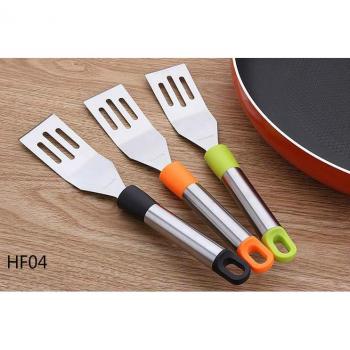 Versatile Stainless Steel Cooking Spatulas